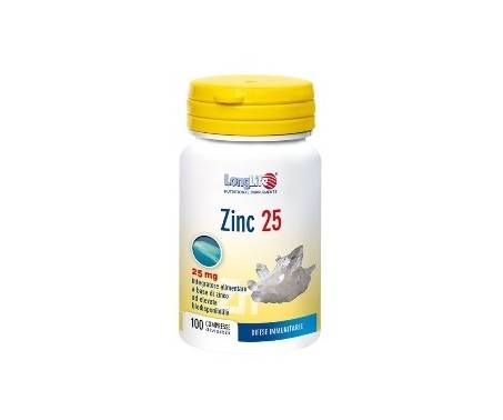 LongLife Zinc Integratore Zinco 100 Compresse