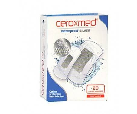 Ceroxmed Waterproof Silver Cerotti Impermeabili 20 Pezzi Assortiti
