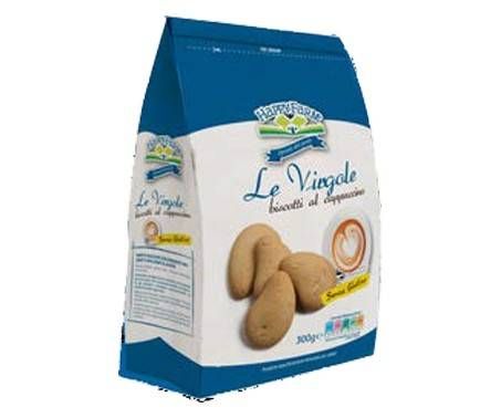 Happy Farm Le Virgole al Cappuccino Biscotti Senza Glutine
