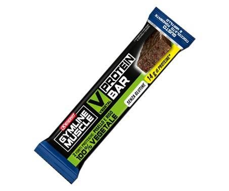 Gymline Muscle Vegetal Barretta Proteica Cioccolato Fondente e Mirtillo 60 g