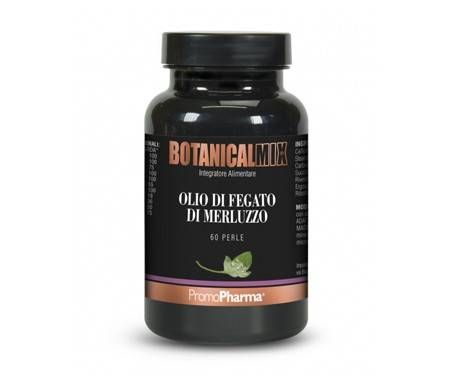BotanicalMix Olio di Fegato di Merluzzo Integratore di Omega3 60 Perle