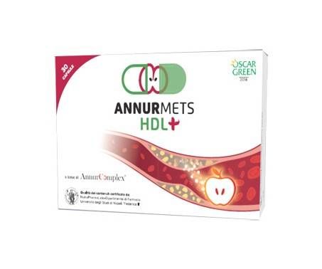 AnnurMets HDL+ Integratore Trigliceridi e Colesterolo 30 Capsule