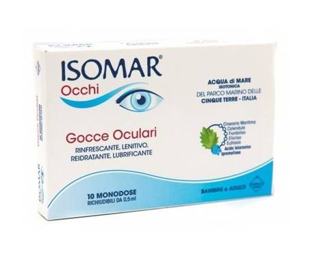 Isomar Occhi - Gocce oculari monodose - 10 flaconcini