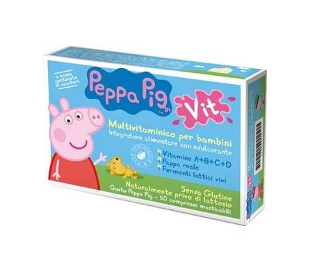 Peppa Pig Vitamina C integratore Multivitaminico Per Bambini 60 Compresse Gommose