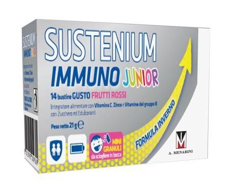 Sustenium Immuno Junior Integratore Sistema Immunitario 14 Bustine