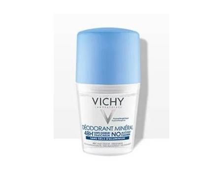 Vichy Deodorante Mineral Roll-On Pelle Sensibile o Depilata 50 mL
