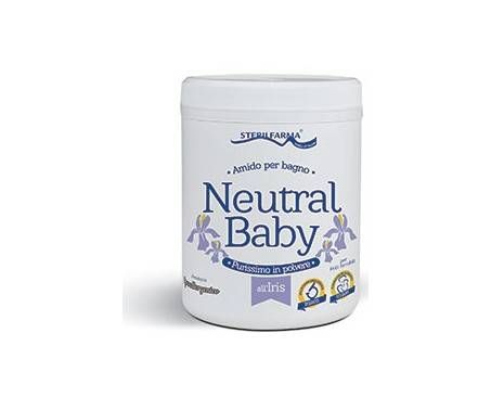 Sterilfarma Neutral Baby Amido Polvere per Bagnetto Iris 220 g