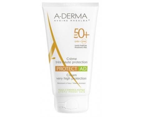 A-Derma Protect AD Crema Solare Viso SPF 50+ Pelle Tendenza Atopica Tubo 150 ml