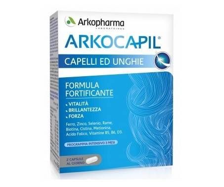 Arkocapil Pack Integratore Unghie e Capelli 2x60 Capsule
