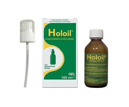 Holoil Gel Spray Medicazione Ferite Cutanee 100 ml