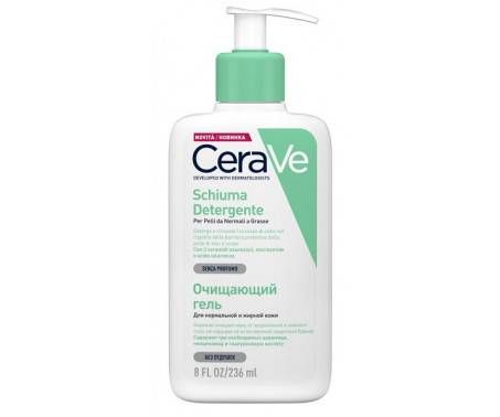 CeraVe Schiuma Detergente Viso Pelle Grassa Seboregolatrice 236 ml