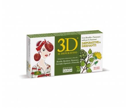 3D Drenante Depurativo Integratore 30 Compresse