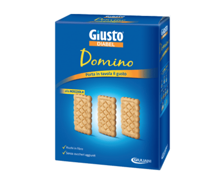 Giusto Diabel Domino Biscotti alla Nocciola Per Diabetici 150 g