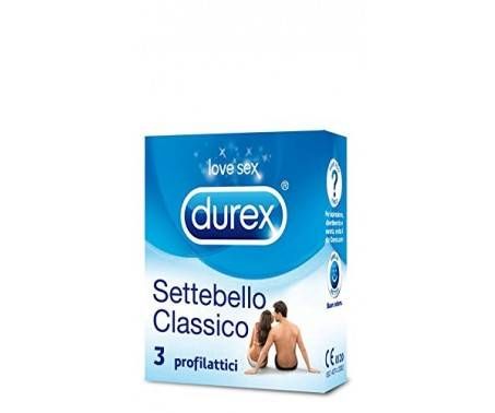 Durex Settebello Classico - Confezione con 3 profilattici