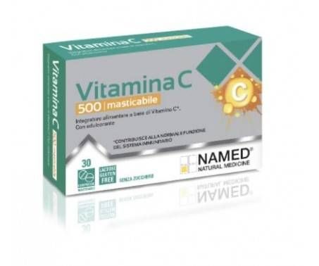 Named Vitamina C 500 Integratore 30 Compresse Masticabili
