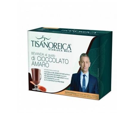 Tisanoreica Bevanda Gusto Cioccolato Amaro 4 Preparati da 34g