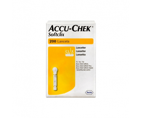 Accu-Chek Softclix Lancette Pungidito per Glicemia 200 Pz