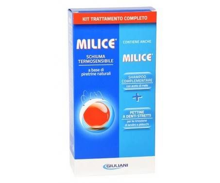 Milice Multipack Mousse + Shampoo Trattamento Antipidocchi 
