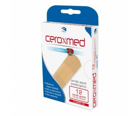 Ceroxmed Classic 3D Cerotti Formato Grande 12 Pezzi