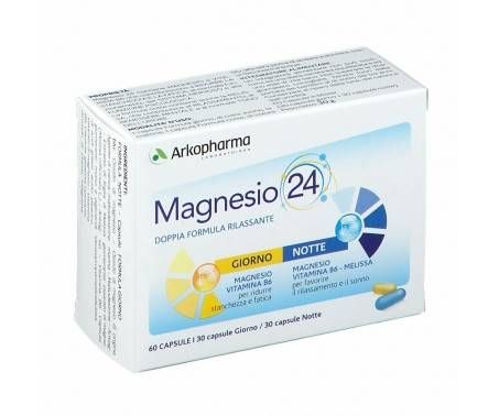 Arkopharma Magnesio 24 Doppia Azione 60 capsule