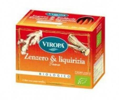 Viropa Zenzero & Liquirizia Tisana Biologica 15 Bustine
