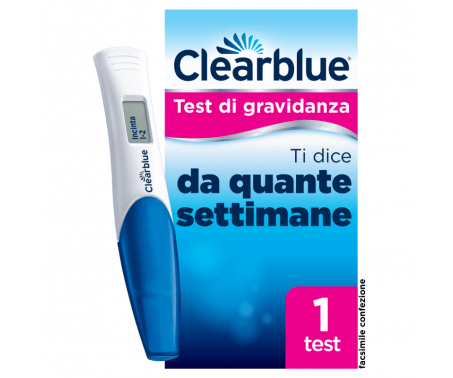 Test di Gravidanza Clearblue con Indicatore delle Settimane, ti dice da quanto è avvenuto il concepimento, 1 Test digitale