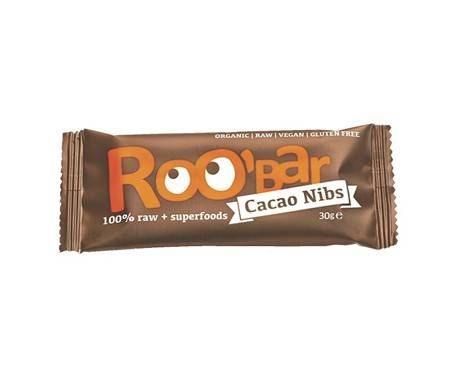 Roo'bar barretta cacao Bio 100% cruda 30gr