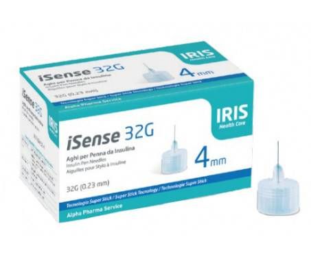 ISense Ago Insulina G32 4mm 100 Aghi