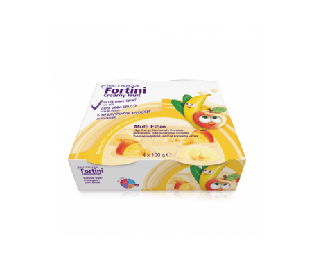 Fortini Creamy Integratore Nutrizionale Ai Frutti Gialli 4 Coppete
