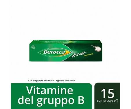 Berocca Boost - Integratore di vitamine e minerali - 15 compresse effervescenti