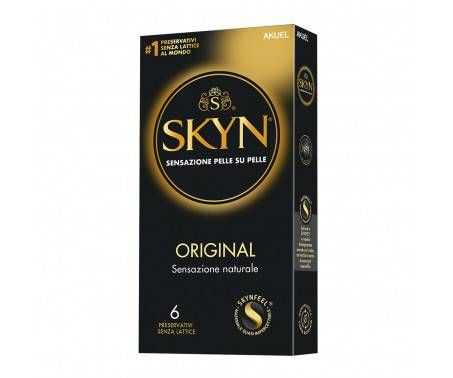 Akuel Skin Original Preservativi Senza Lattice no latex 6 Pezzi