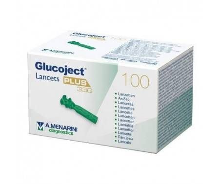 Glucoject Lancets Plus Lancette Pungidito 33G 100pz