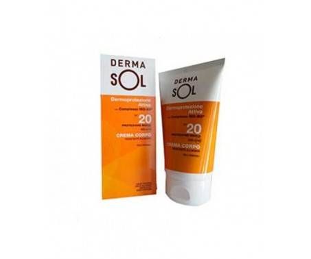 Dermasol Crema Solare Corpo SPF 20 Protezione Media 100 ml