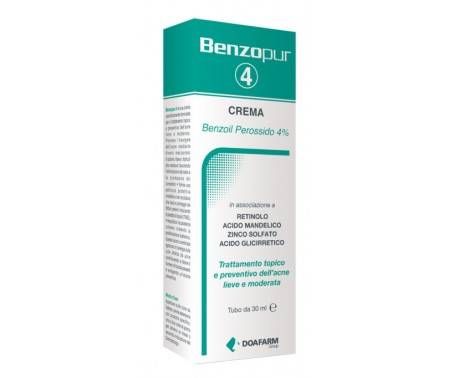 Benzopur 4 Crema Trattamento Acne 30 ml