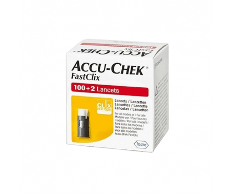 Accu-Chek Fastclix Lancette Pungidito per Glicemia 100+2 Pz