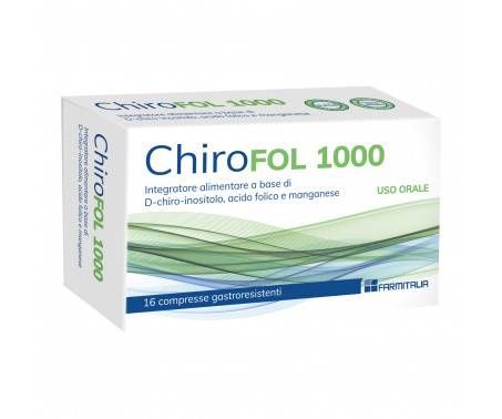 Chirofol 1000 Integratore Acido Folico 16 Compresse