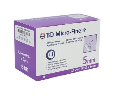 BD Microfine Ago 31G 5mm 100 Pezzi