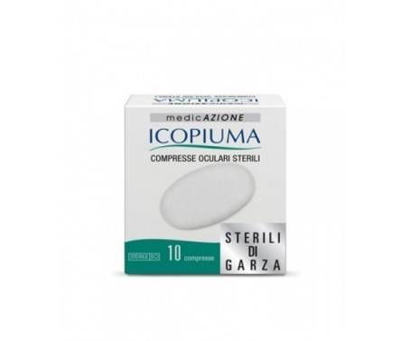 Icopiuma Compresse Oculari Adesive Sterili 10 Pezzi