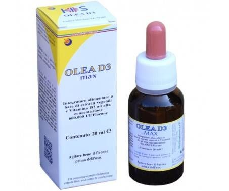 Herboplanet Olea D3 Max integratore alimentare utile per il sistema immunitario gocce 20ml