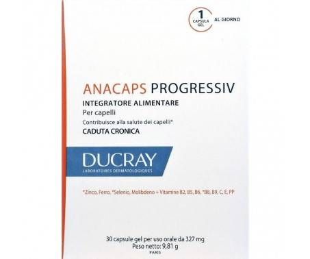 Ducray Anacaps Progressiv Integratore Anticaduta Cronica 30 Capsule