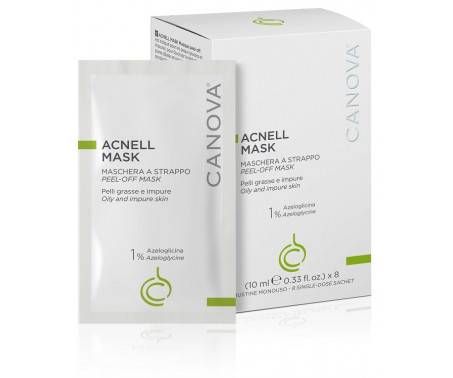 Canova Acnell Maschera per prevenire la formazione di acne 8 bustine