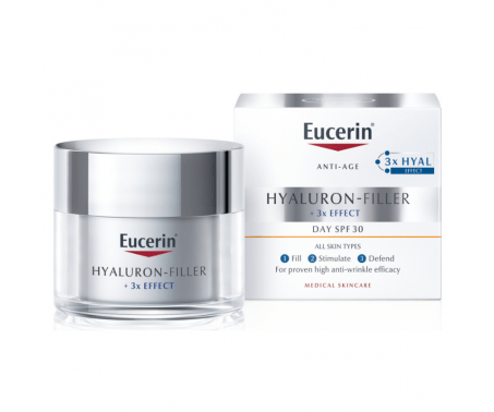 Eucerin Hyaluron-Filler Crema Viso Giorno Antiage SPF30 50mL