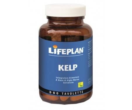Lifeplan Kelp Alghe Marine selvatiche per la tiroide 300 tavolette