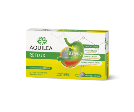 Aquilea Reflux contro acidità e reflusso gastrico 24 cpr