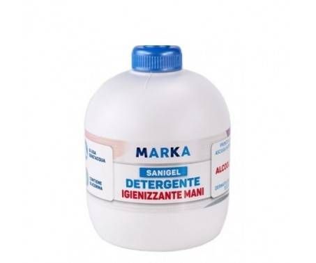SANIGEL Alcool 75% 500ml - Gel Igienizzante Detergente Mani senza dosatore