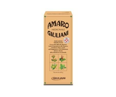 Amaro Medicinale Giuliani - Erbe digestive - 400 g 