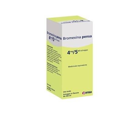 Pensa Pharma Bromexina Sciroppo 4 Mg/5 Ml Tosse Flacone 250 ml