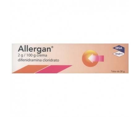 Allergan Crema 2g/100g Difenidramina Antiprurito 30g