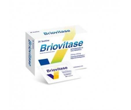Briovitase 450 mg + 450 mg Potassio e Magnesio 20 Bustine