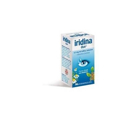 Iridina Due Collirio - Nafazolina cloridrato 0,5 mg/ml - 10 ml